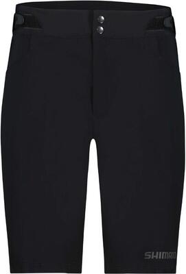 Fiets/wandelbroek evolve terra cargo shorts. zwart