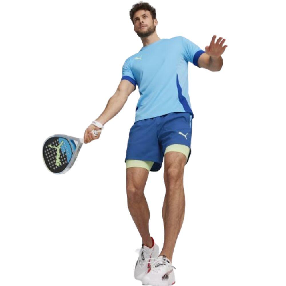CAMISETA DE PÁDEL HOMBRE PUMA LUMINOUS BLUE. 939177-14 2/5