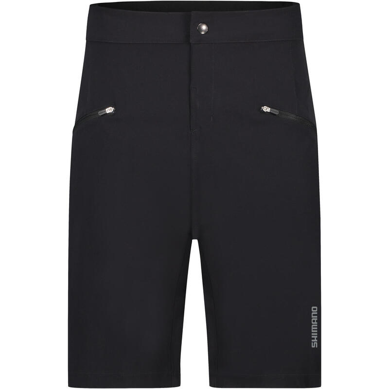 SHIMANO Pantalon de vélo/randonnée Woman's INIZIO TRAIL Shorts w/o Liner, black