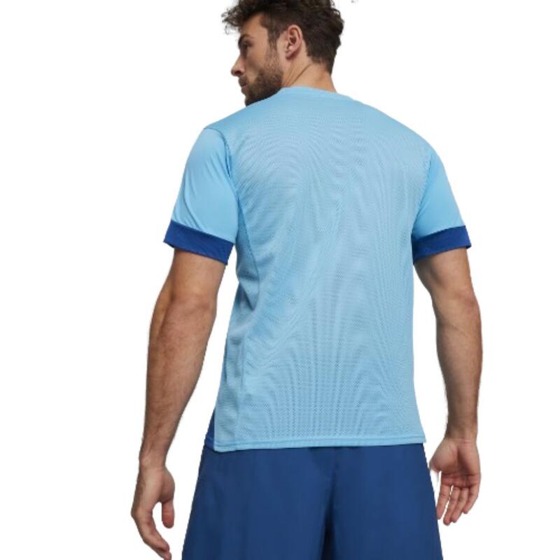 T-shirt de padel manga curta técnica Homem PUMA PADEL JERSEY LUMINOUS BLUE.