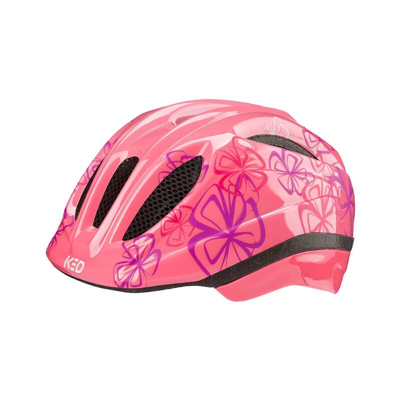 KED Casco per bambini MEGGY II TREND, Soft Pink Flower Gloss