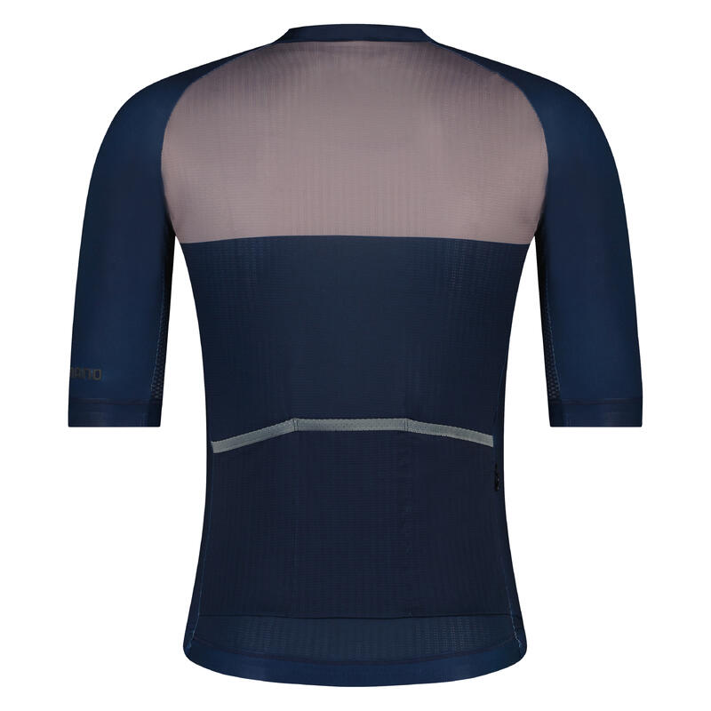 SHIMANO VELOCE Korte Mouw Jersey, Navy