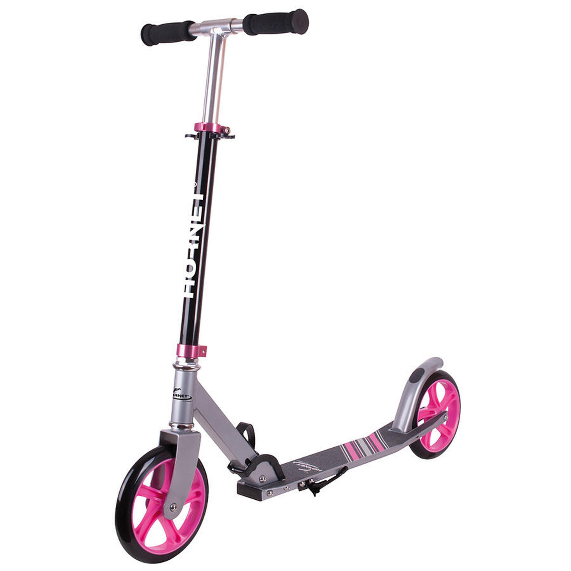 Hudora 14523 Hornet Scooter 200, schwarz/pink City - Scooter