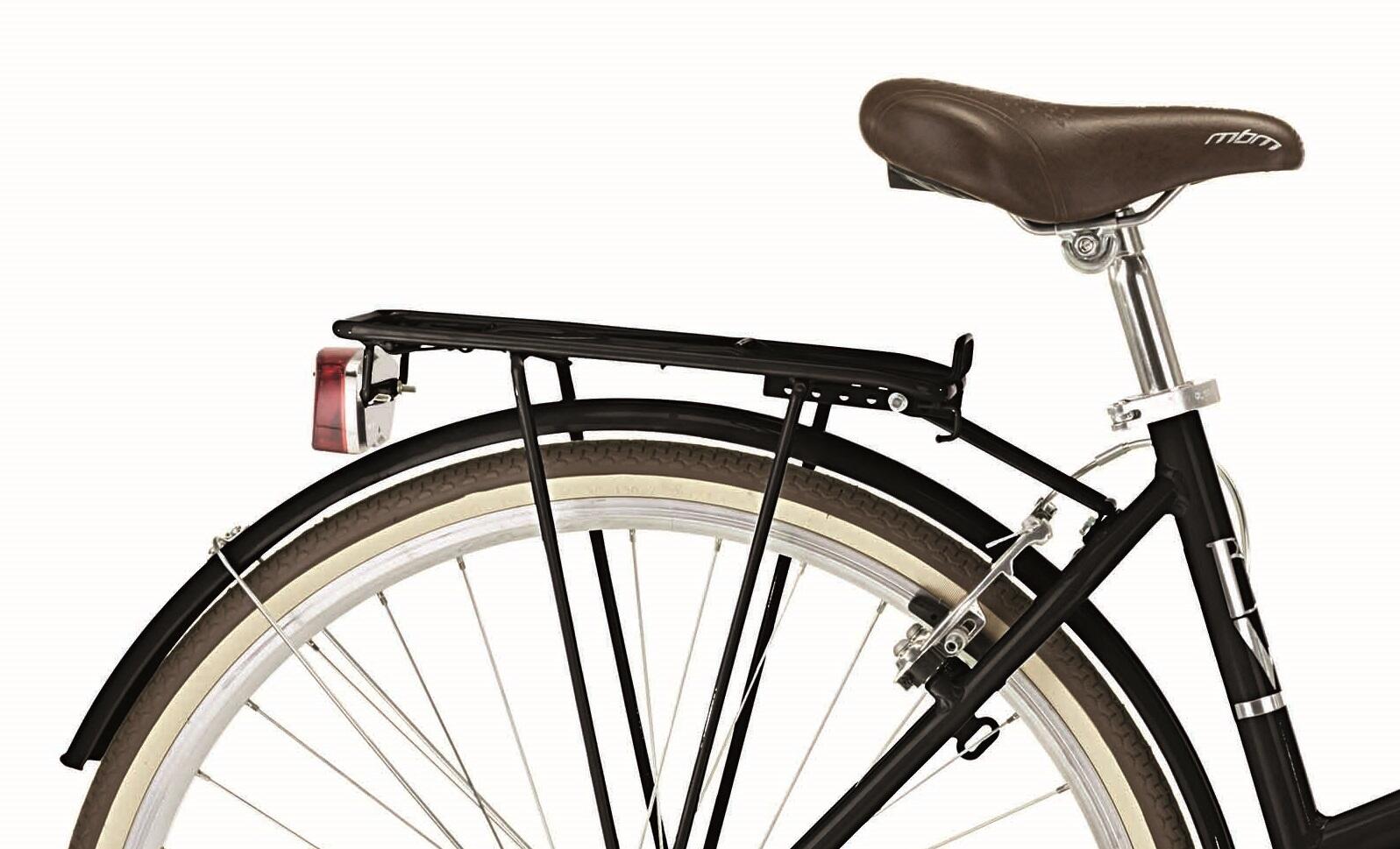 Trekkingfiets Nieuwe Boulevard Woman 28" 6 versnellingen zwart 3/4