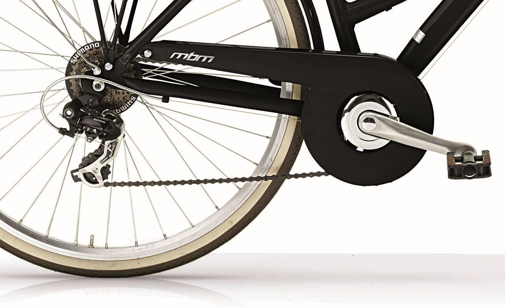 Trekkingfiets Nieuwe Boulevard Woman 28" 6 versnellingen zwart 2/4
