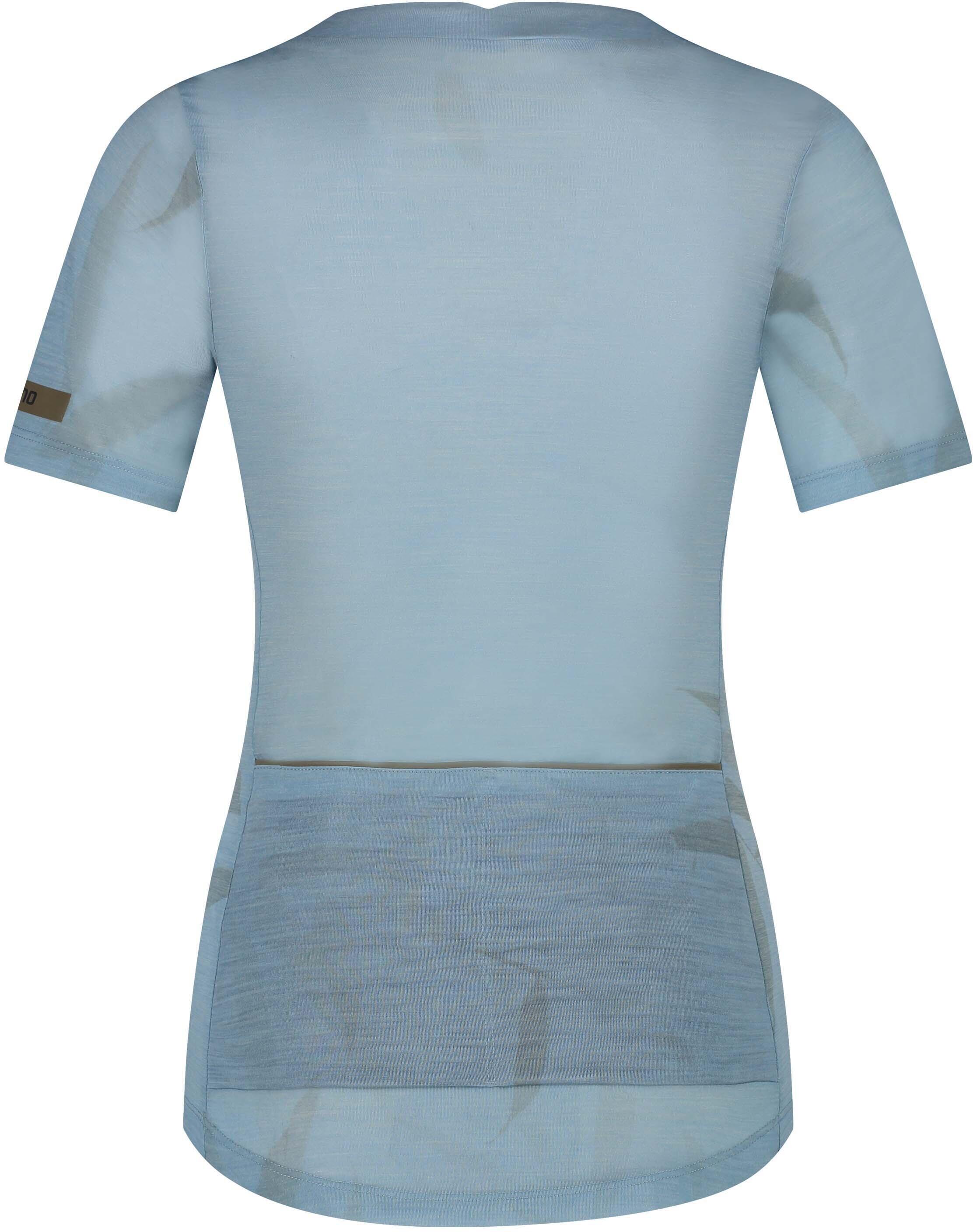 Maillot à manches courtes EVOLVE Terra, bleu mat, femme 2/3