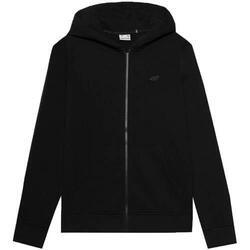 SUDADERA MUJER CON CREMALLERA Y CAPUCHA 4F. Negro