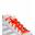 Lacets élastiques multisports junior - silicone - rouge fluo