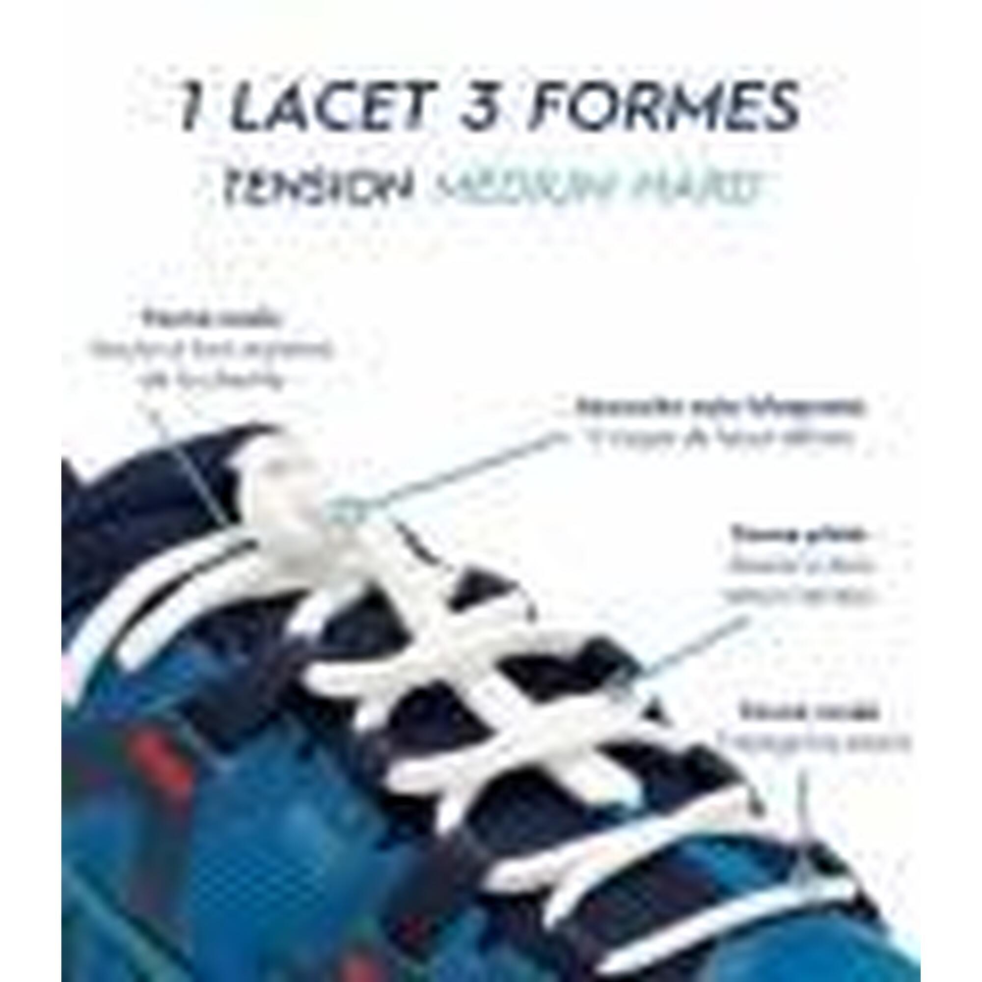 Lacets Élastiques Trail Confort Optimal en Silicone - jaune fluo