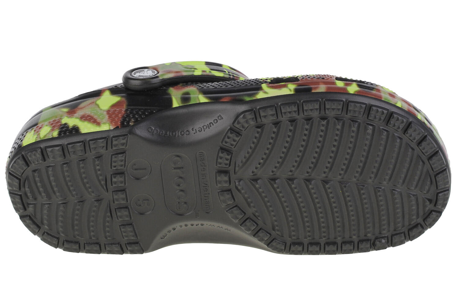 Chinelos de natação para Menino Classic Spray Camo Kids Clog 4/5