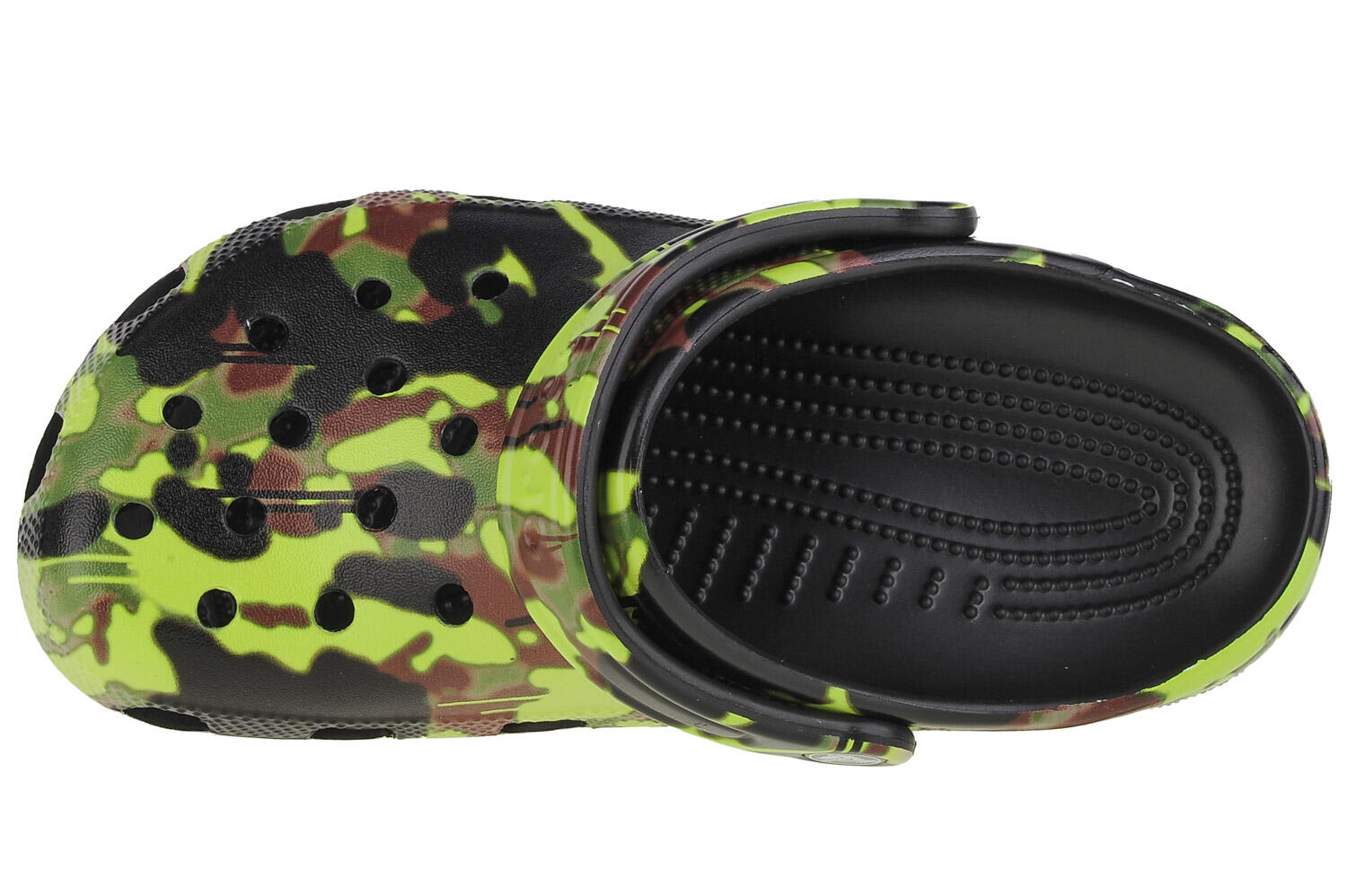 Chinelos de natação para Menino Classic Spray Camo Kids Clog 3/5