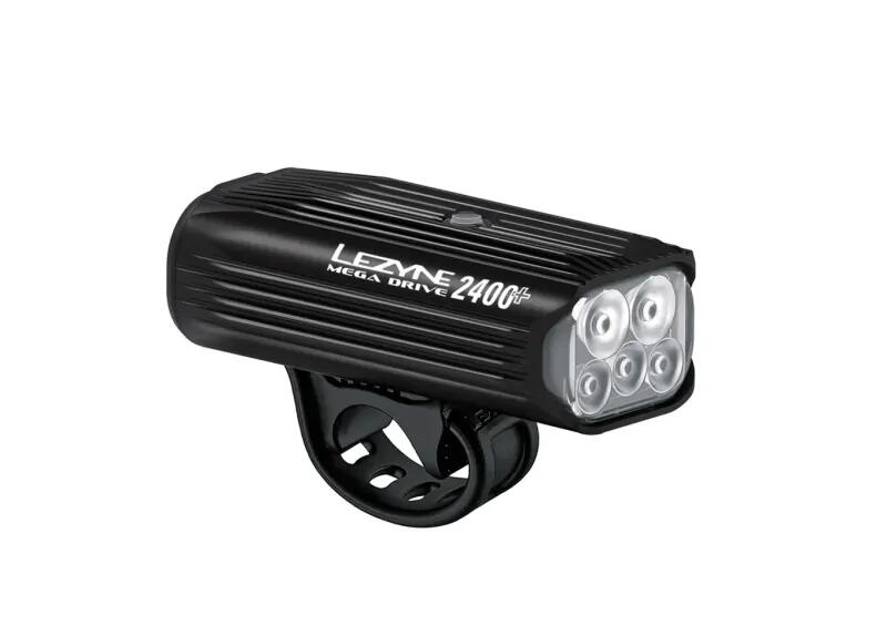 Lezyne Mega Drive 2400+ Front Cycle Light Black 1/4