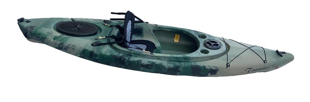 Kajak jednoosobowy turystyczny wędkarski Scorpio kayak Traveler 3/4