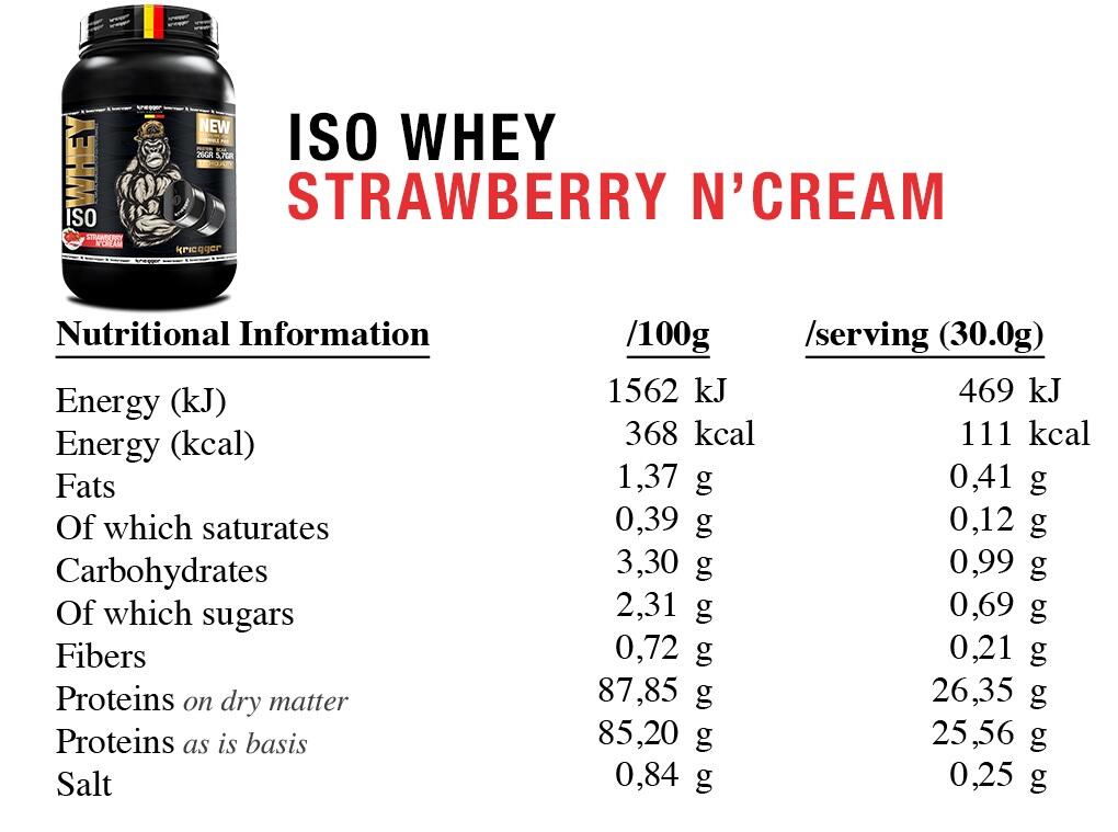 Isolate Protéine Whey véritable goût chocolat noisettes 908Gr 6/7