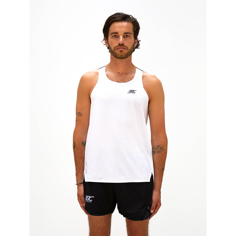 Débardeur de running Brice couture thermocollé - Blanc - Homme