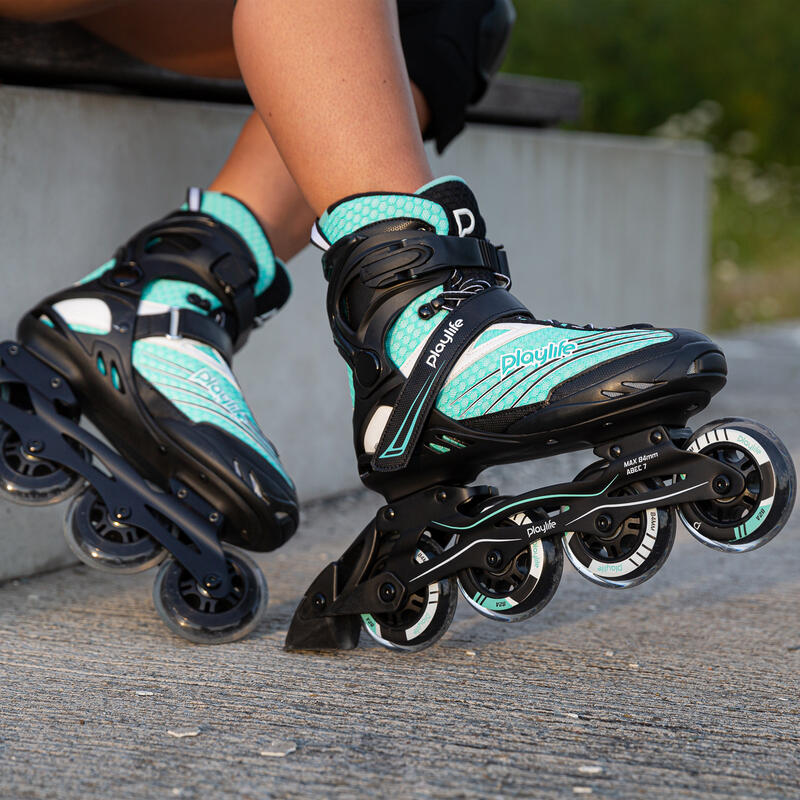 Freeskate-Roller Playlife Flyte Teal 84