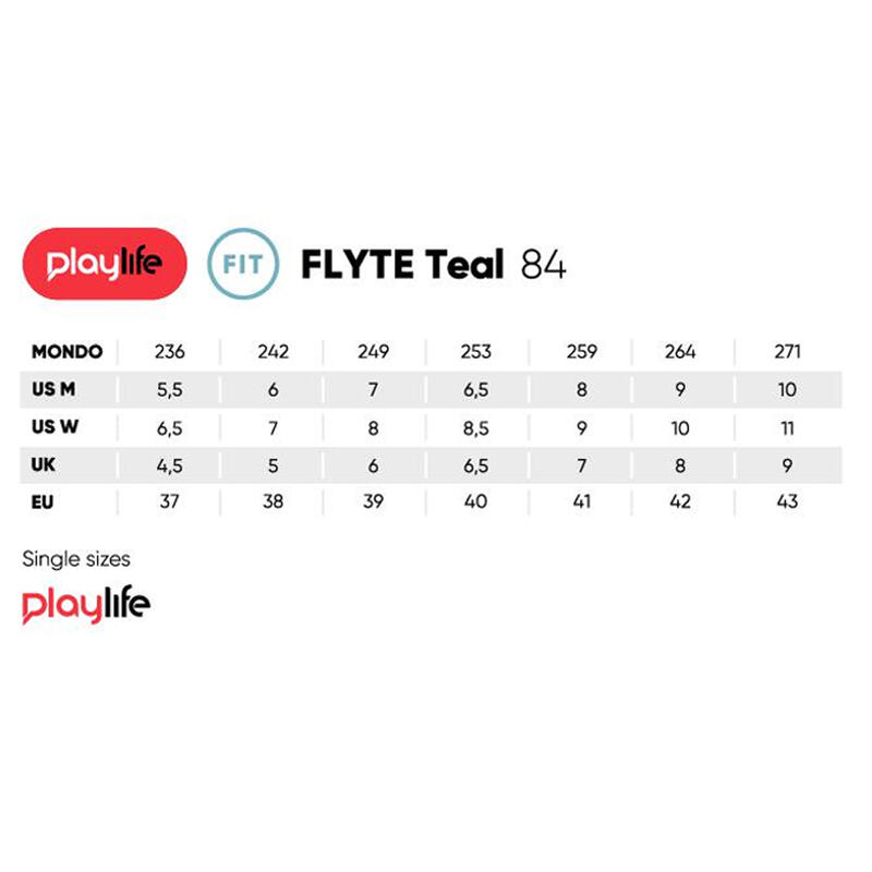 Freeskate-Roller Playlife Flyte Teal 84