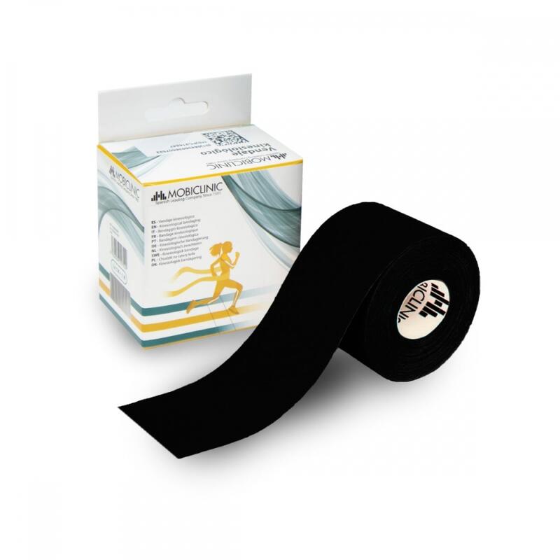 Bande kinésiologie  Kinesiology Tapes Bande Taping Rouleau de 5 cm x 5 m Noir