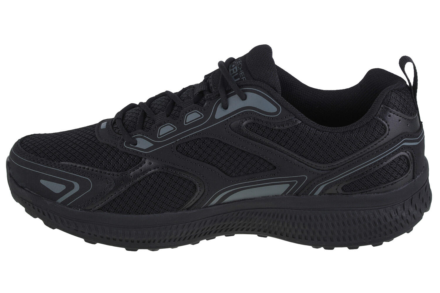 Zapatillas de correr Skechers Go Run negras y grises 2/4