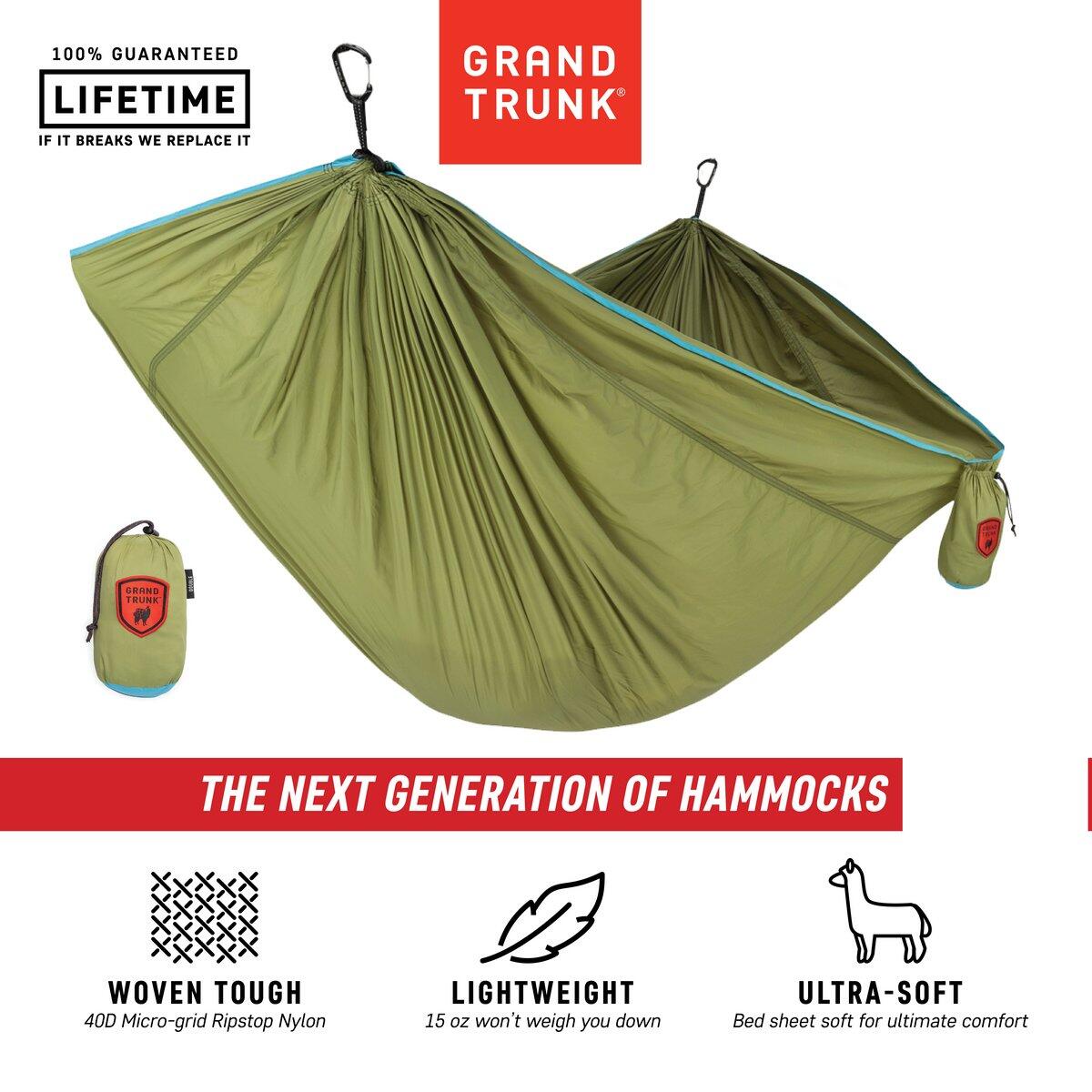 Hamak Grand Trunk Trunk Tech Single green/aqua 2/6