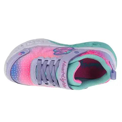 Chaussures Filles Skechers Flutter Heart Lights multicolore 3/4