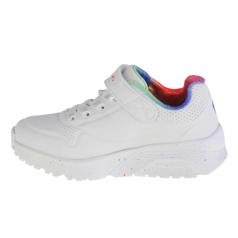 Gyerek gyalogló cipő, Skechers Uno Lite Rainbow Specks