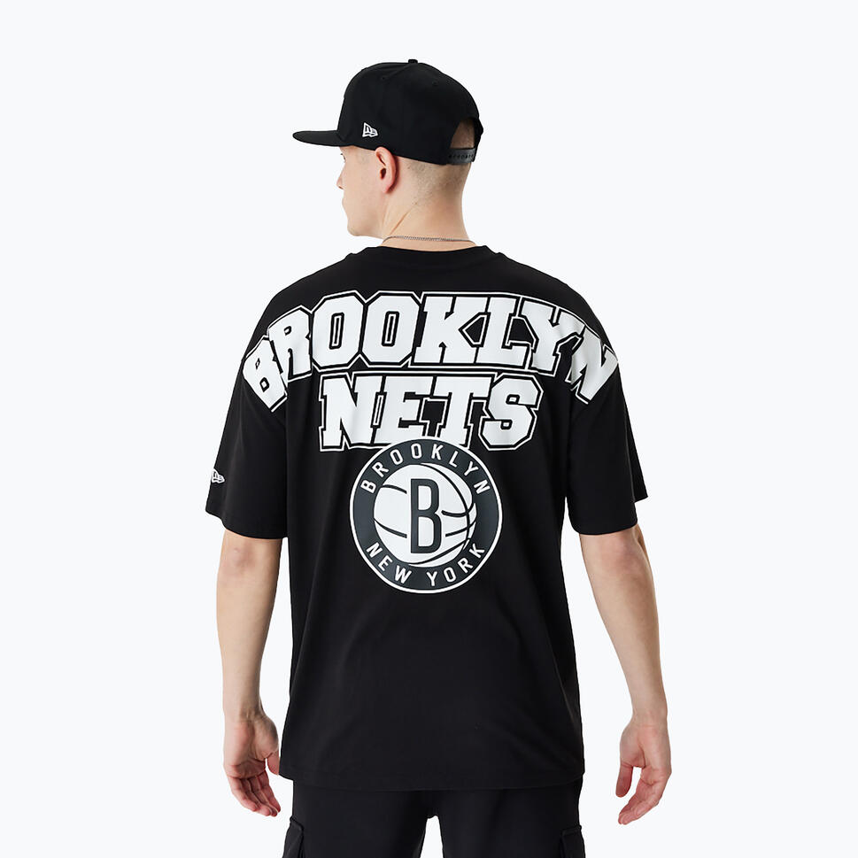 Koszulka męska New Era NBA Large Graphic BP OS Tee Brooklyn Nets