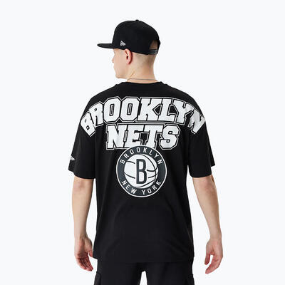Heren t-shirt new era nba large graphic bp os tee brooklyn nets