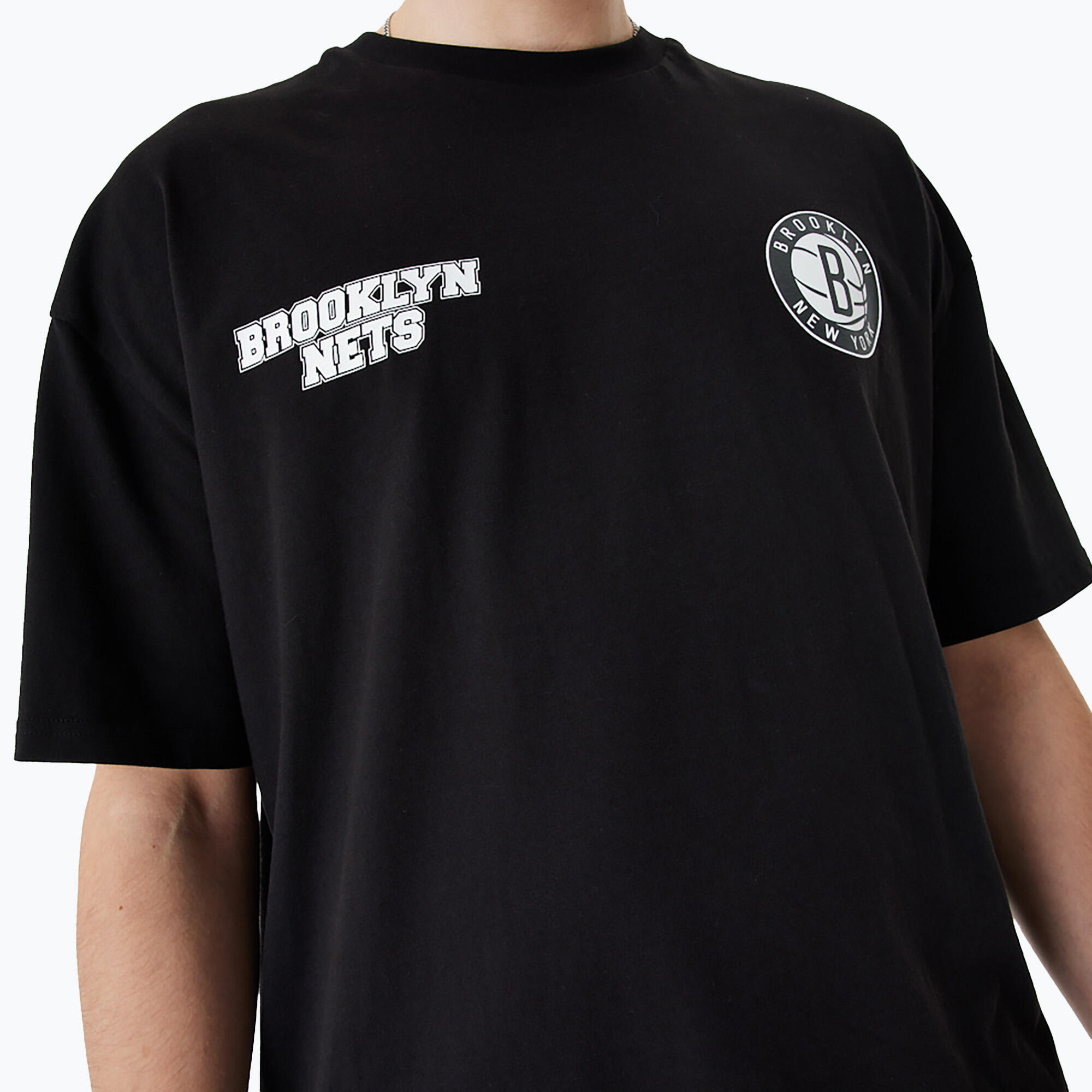 T-shirt homme New Era NBA Large Graphic BP OS Tee Brooklyn Nets 4/5