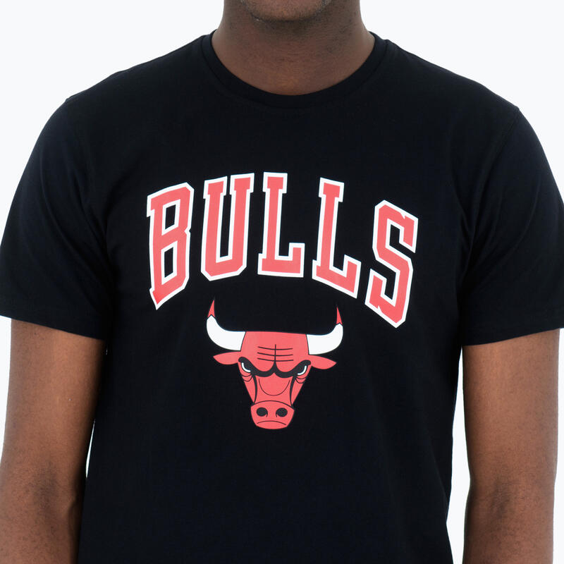 Tricou fitness bărbați Regular Tee Chicago Bulls negru