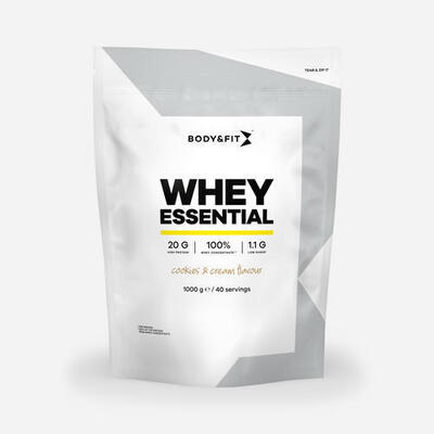Whey essential - whey protein - cookies & cream - 1000 gram