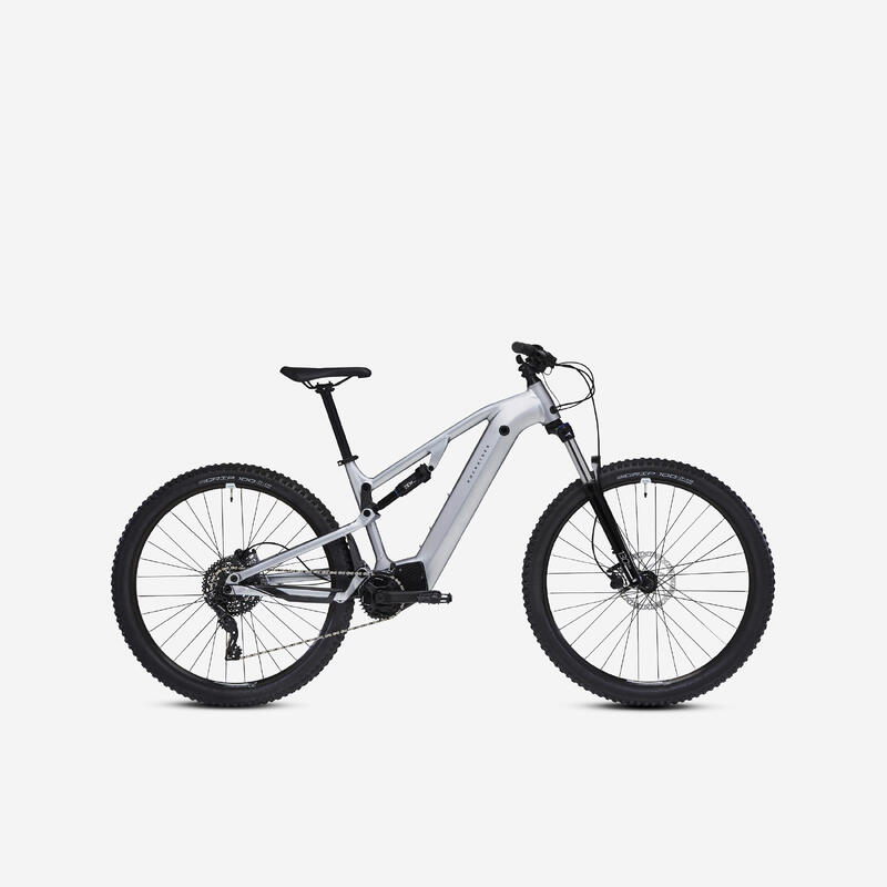 Tweedehands Elektrische mountainbike E-EXPL 500 S Full suspension grijs 29"