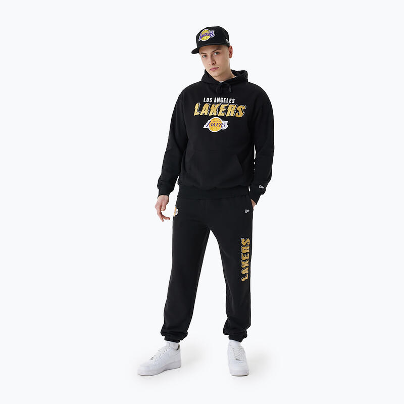 Hanorac fitness bărbați Team Script Os Hoody Negru