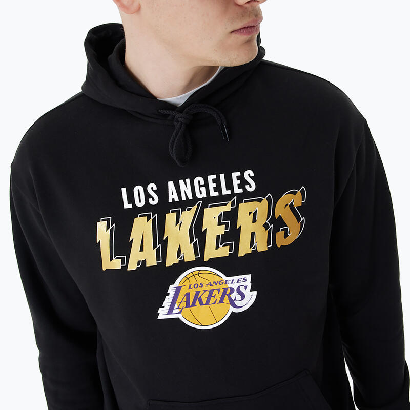 Pánská mikina Team Script OS Hoody Los Angeles Lakers