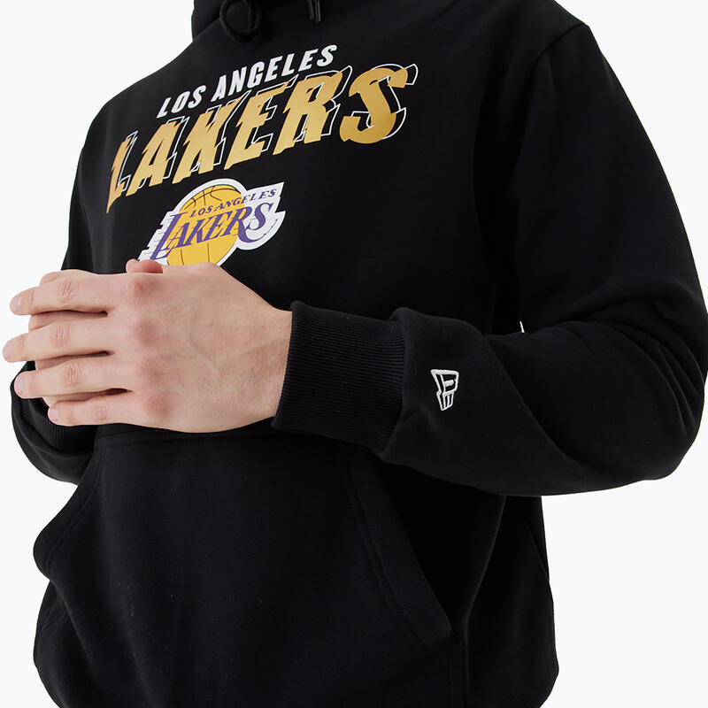 Pánská mikina Team Script OS Hoody Los Angeles Lakers