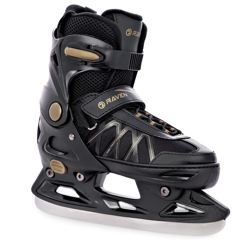 Patines Hockey Ajustable 2en1 Expert Negro/Oro