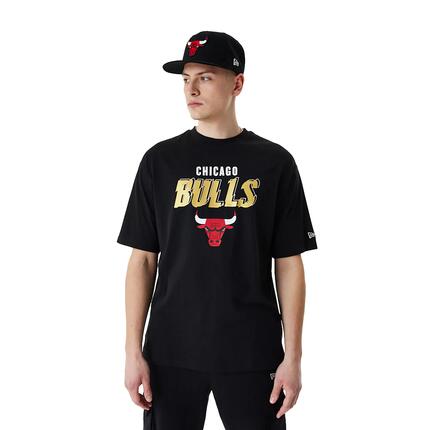 Koszulka męska New Era Team Script OS Tee Chicago Bulls