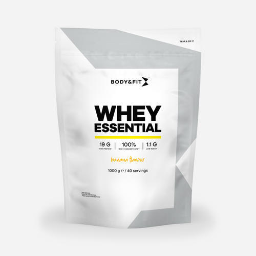 Body&fit - Whey Essential - Whey Protéiné - Banane - 1000 Grammes - Whey Protéine - Decathlon