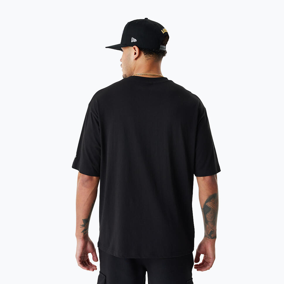 Koszulka męska New Era Team Script OS Tee Los Angeles Lakers