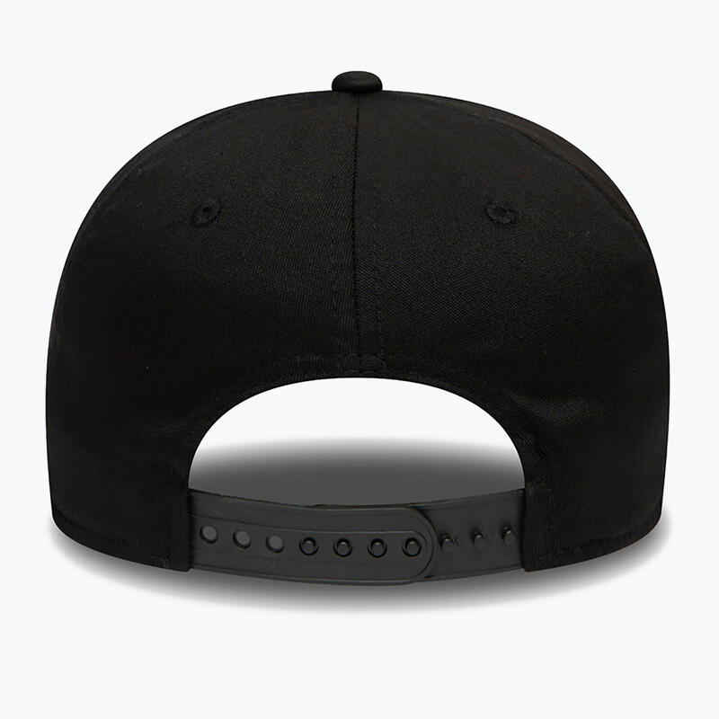 Casquette New Era 9Fifty Stretch Snap Chicago Bulls noire ton sur ton