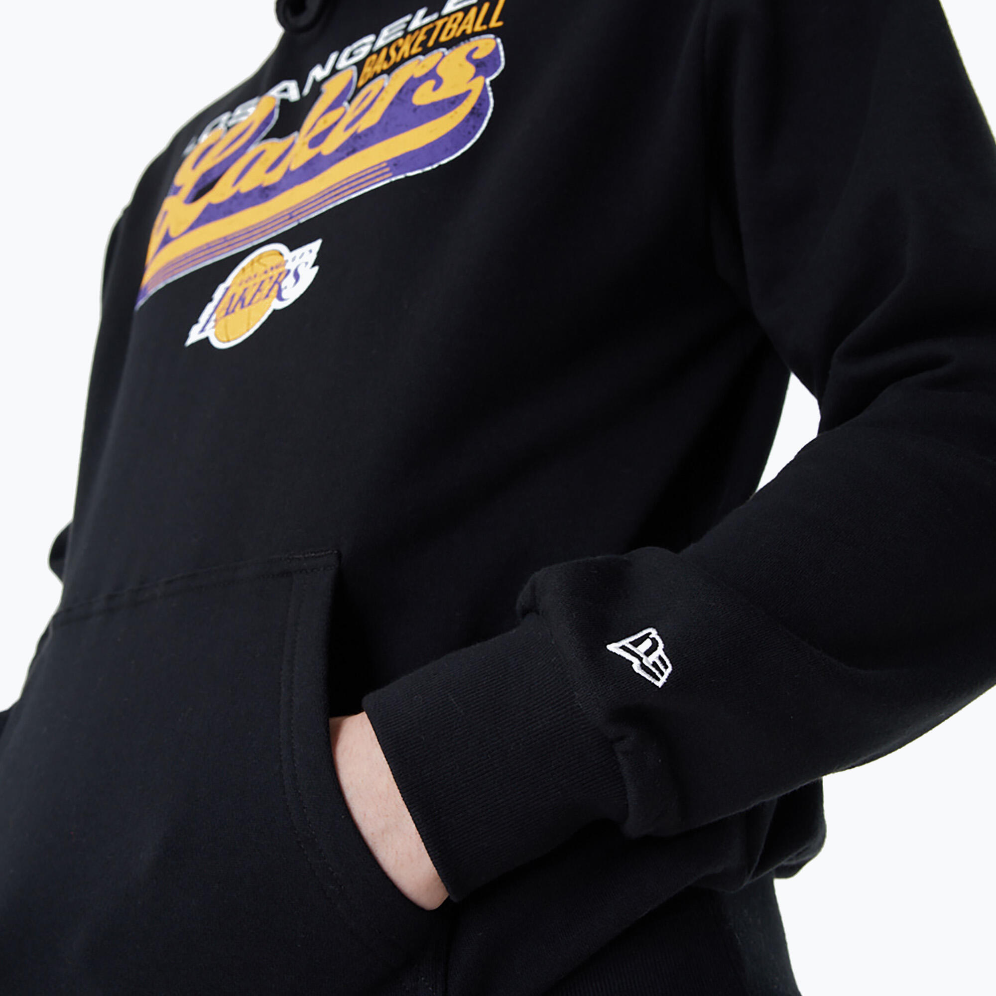 Felpa da uomo di New Era NBA Graphic OS Hoody dei Los Angeles Lakers 5/5