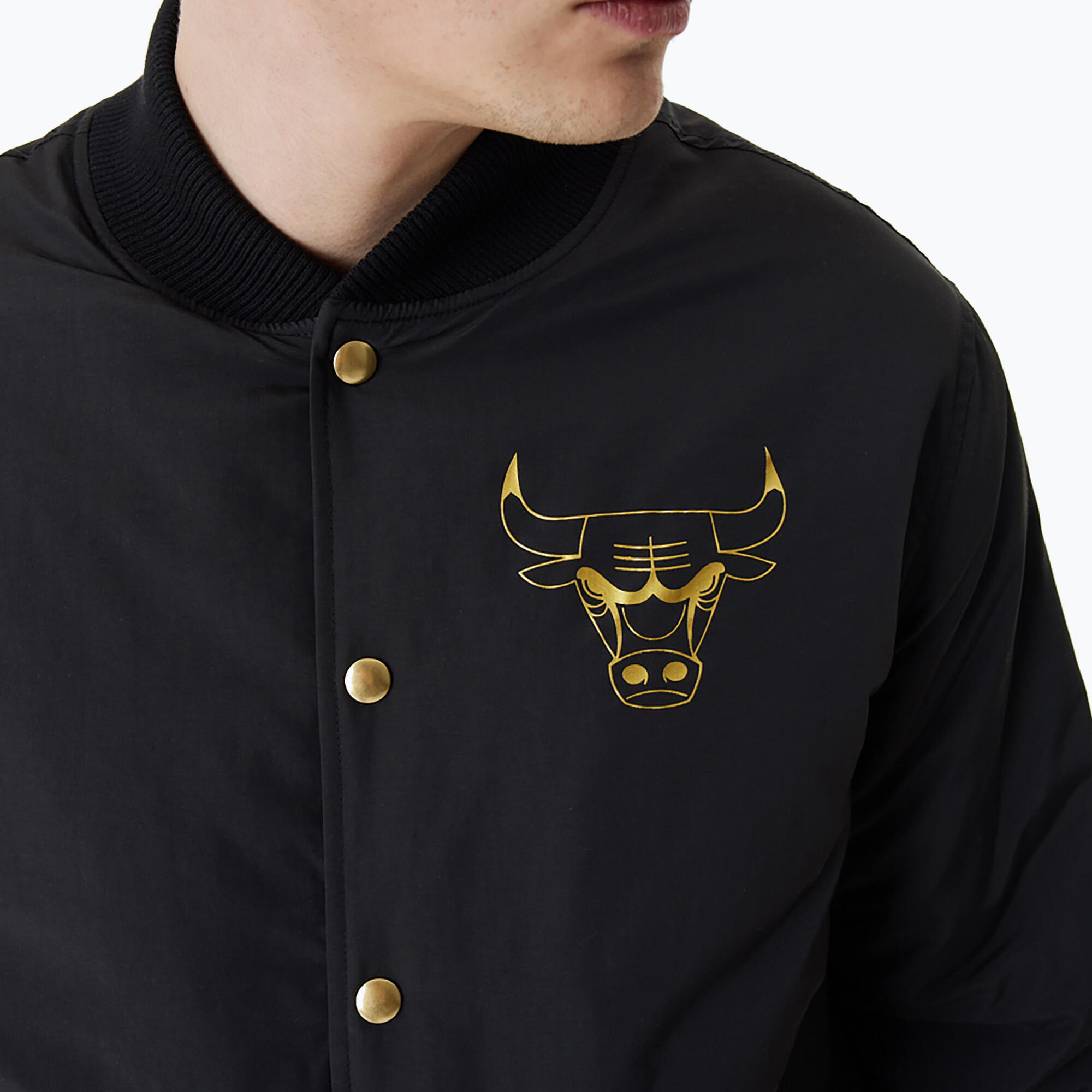 Veste Hommes New Era NBA Script BP Bomber Chicago Bulls 3/5