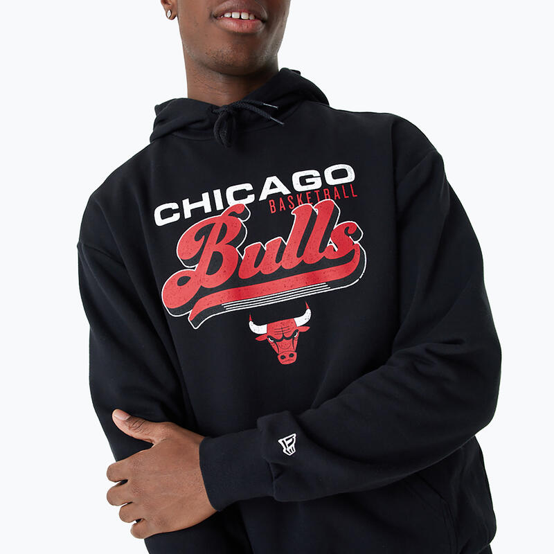 Hommes New Era NBA Graphic OS Hoody Chicago Bulls Sweatshirt