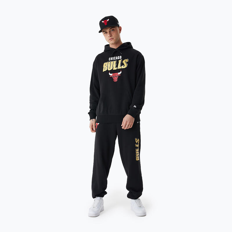 Sudadera New Era Team Script OS Hoody Chicago Bulls hombre