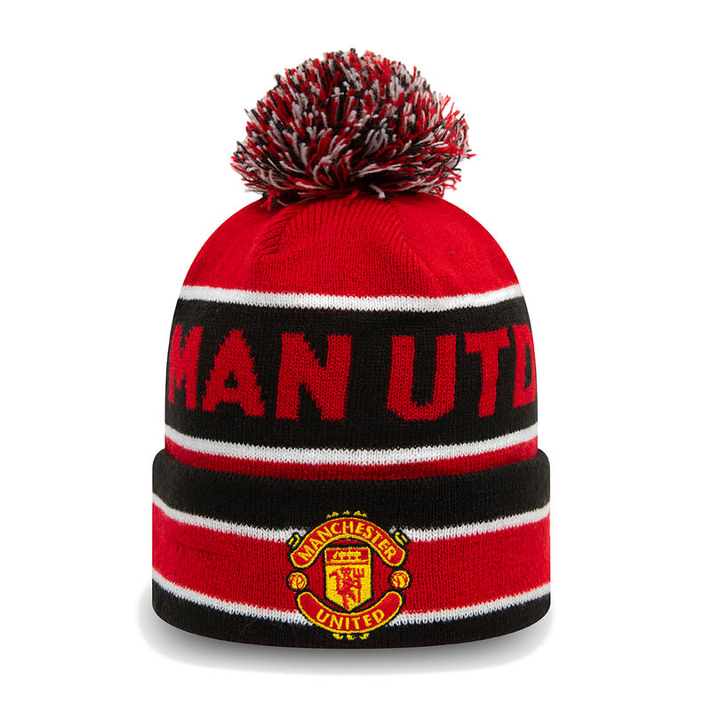 Czapka New Era Bobble Beanie Manchester United FC