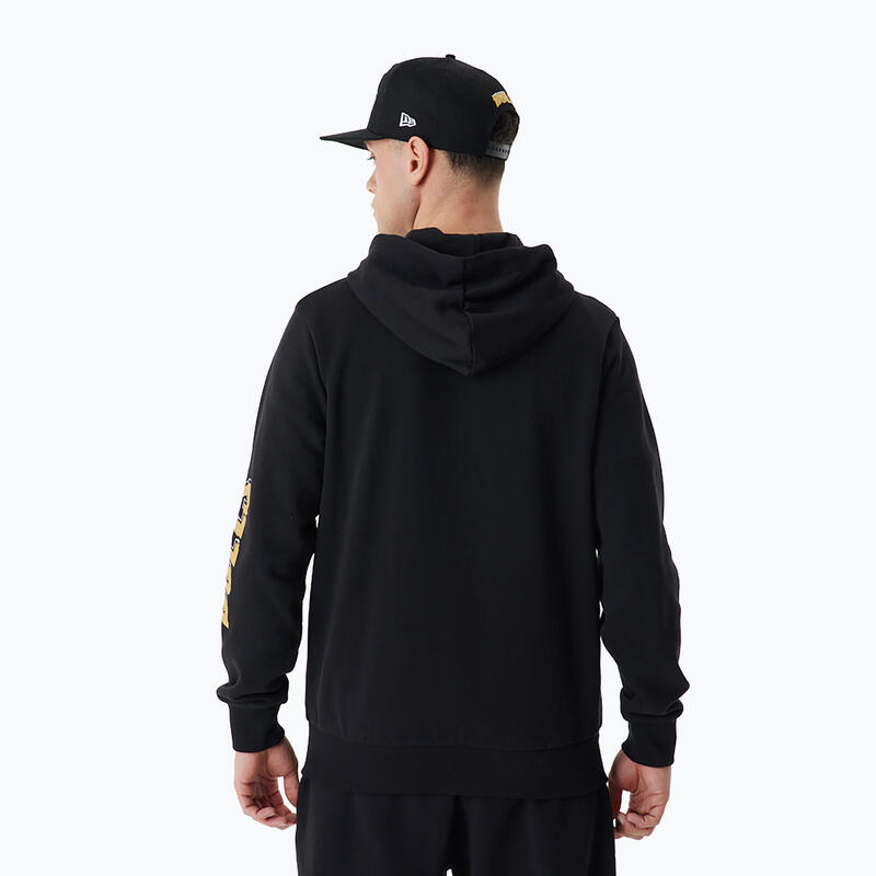 Hanorac pentru bărbați New Era Team Script FZ Hoody Chicago Bulls