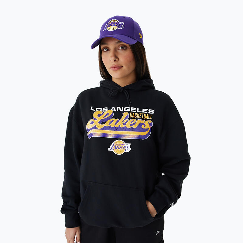 Hanorac pentru bărbați New Era NBA Graphic OS Hoody Los Angeles Lakers