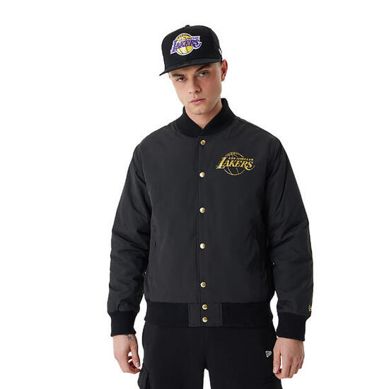Giacca da uomo New Era NBA Script BP Bomber dei Los Angeles Lakers