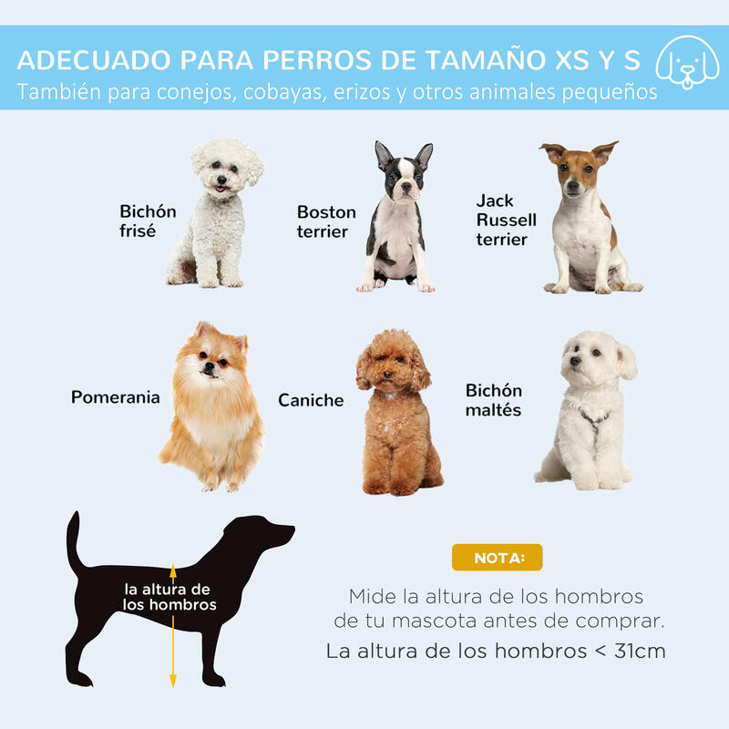 PawHut Parque Perros Jaula Plegable Mascotas