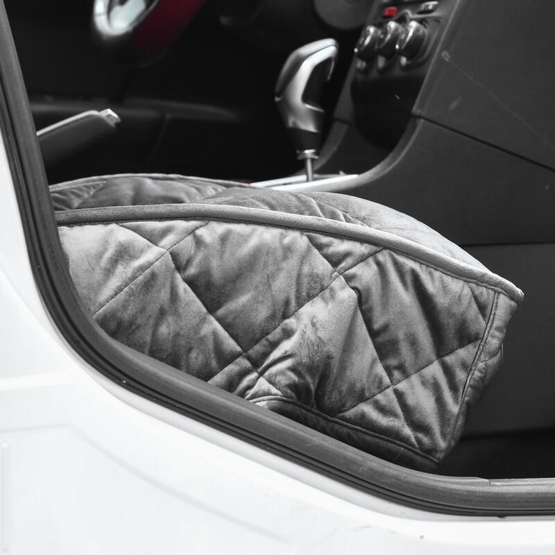 Funda de Asiento Delantero de Coche para Perro PawHut 105x46 cm Gris